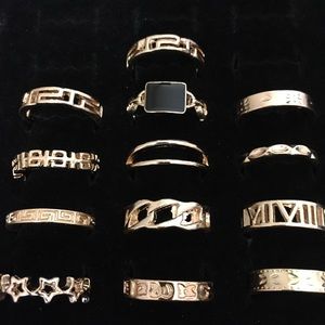Set of 13 Boho Rings